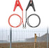 2Pcs Electric Fence Lead Wire Set with Alligator Clip, Solar Electric Fence Connector, Agricultural Electric Fence Wire Connect, Fencing System Wi...