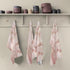 ALAZA Pink Marble and Golden Splatter Paint Kitchen Towels Absorbent Dish Towels Soft Wash Clothes for Drying Dishes Cleaning Towels for Home Deco...