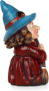 Witch Garden Gnome Statues, Funny Witch Dwarf Outdoor Statue Collectible Figurines for Yard Decor Landscape Porch Decoration Outside Novelty Gift...