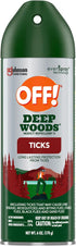 OFF! Deep Woods Insect Repellent Aerosol, Bug Spray with Long Lasting Protection from Ticks and Listed Bugs, 6 oz...