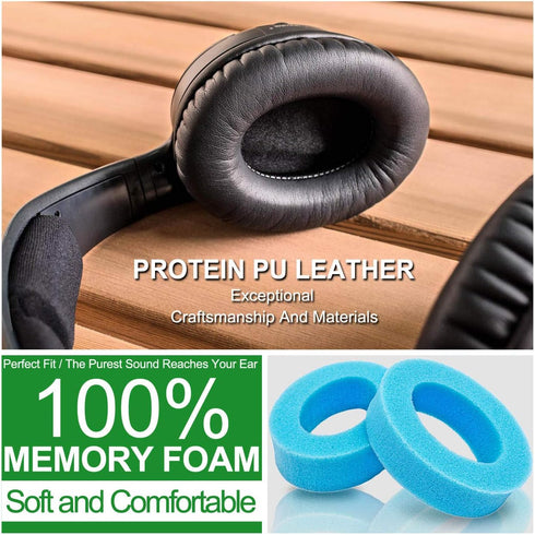 Replacement Ear Pads Compatible with RS120 RS 110 HDR120 Wireless Headphones with 2 ABS Ring - Memory Foam Earpads...