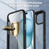 CENHUFO iPhone 15 Case, with Built-in Anti Peep Tempered Glass Privacy Screen Protector and Camera Lens Protective, Full Body Shockproof Clear Cov...