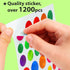 KRAFUN My First Foil Sticker Kit, 8 No Mess Art for Kids, 1200 pieces Animal Craft Kits & Supplies, DIY Gem Sticker Creative Activity, Easter Gift...