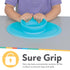 Nuby Sure Grip Silicone Feeding Bowl - Toddler Suction Plate - 6+ Months - Aqua...