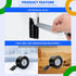 2 Rolls Self Fusing Silicone Tape 1in x10ft Waterproof Rubber Tape, Water Hose Leak Seal Tape, Rescue Tape,Pipe Plumbing Hose Repair Tape for Cabl...