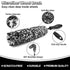 NIKCOSMK 3PCS Wheel Brush Kit for Cleaning Wheel and Tire, Wheel and Rim Brush, Car Detailing Brushes, Bendable & Durable Car Wheel Rim Cleaner Br...