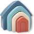 House Silicone Stacker Toy 4pcs - Safe, Non-Toxic, Educational, for Babies & Toddlers 12M+...