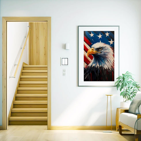 Gabbana American Flag Eagle Diamond Painting Kits for Adults, Full Round Diamond Art Kits 5D Patriotic Diamond Art, Personalized Gifts for Family ...