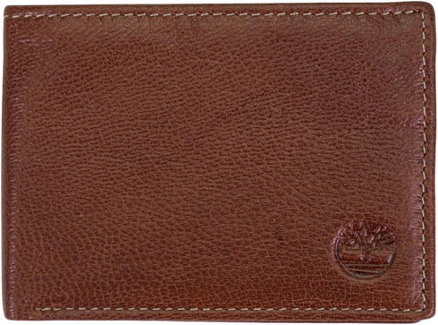 Timberland Men's Leather Passcase Security RFID Wallet, Brown, One Size...