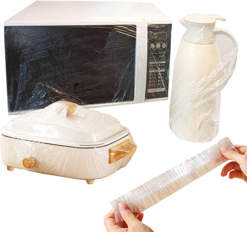 30 PCS Kitchen Small Appliance Dust Covers,Disposable Thickened Plastic Dust Cover for Air Fryer,Blender,Coffee Maker,Pressure Cooker & Slow Cooke...