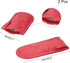 uxcell 2Pcs Pan Handle Sleeve, Pot Handle Covers Heat Resistant Iron Skillet Handle Covers for Kitchen Baking Cooking Supplies, Red 3.1 in x 5.9 i...