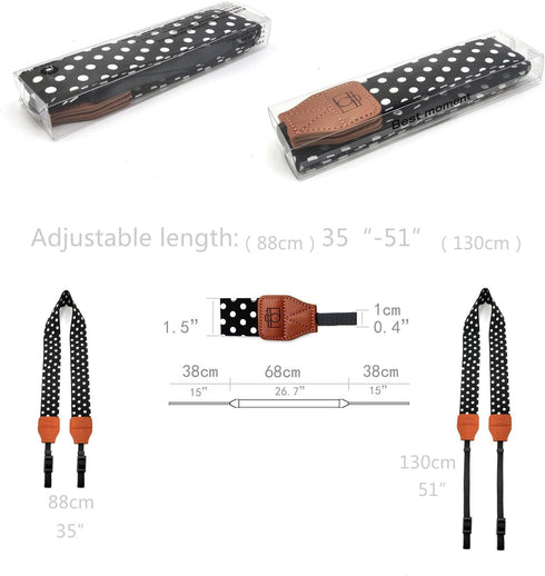 Camera Neck Strap Binoculars Strap Black...