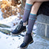 JAVIE 76% Merino Wool Compression Socks 15-20mmHg Seamless Toe for Women & Men...