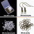 600Pcs Hypoallergenic Earring Hooks, Antique Bronze Making Kit With Backs and Jump Rings for Jewelry (Bronze)...