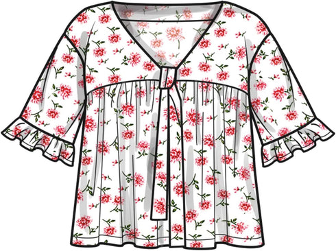 Simplicity Easy to Make Misses' Lounge Tops, Pants and Shorts Sewing Pattern Packet, Design Code S9928, Sizes XS-S-M-L-XL-XXL, Multicolor...
