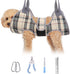 BEAUTYZOO Dog Grooming Hammock for Small Dogs Cat- Dog Sling for Nail Trimming/Clipping- Dog Hanging Harness Holder with Thick Fabric Neck Support...