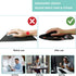 Mouse Pad with Wrist Support, Ergonomic Mouse Pad with Memory Foam Wrist Rest Cushion, Non-slip Rubber Base Gaming Mice Pad for Home Office Comput...