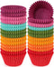 Caperci Rainbow Mini Cupcake Liners Colorful Muffin Baking Cups 350-Count, Odorless, Upgraded & Food Grade Grease-Proof Paper...