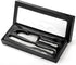 Dicunoy 2 PCS Wedding Cake Knife and Server Set, Silver Cake Cutting Set, Vintage Engraved Cake Cutter and Elegant Serving Spatula for Birthday, P...