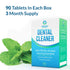 Night Guard Cleaner Tablets - Retainer & Denture Tabs for NightGuard, Mouthguard - Removeable Partial or Full False Teeth - Overnight, Antibacteri...