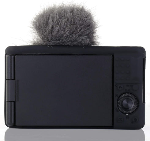 Camera Case for Sony ZV-1, ZV1 Camera Case Digital Camera Anti-Scratch Slim Fit Soft DSLR Camera Sleeve with ZV1 Screen Protector for Sony ZV-1 (B...