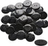 AKOAK 50 Pcs/Lot Resin Round Buttons, 2 Holes 20 mm Sewing Craft Buttons, for Clothing Sewing Shirt Scrapbooking Card DIY Crafts Supplies (Black)...