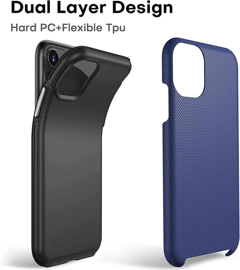 CellEver Heavy-Duty Case for iPhone 11 - Dual Layer, Military Grade Protection, Elevated Screen & Camera Protection, Slim, Shockproof Non-Slip Pho...