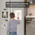 Magnetic Dry Erase White Board for Fridge Pack of 2, Flexible Refrigerator Magnet Whiteboard Notepad for Home Kitchen Memo Grocery List, includes ...