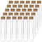 DEPEPE 30pcs 25ml Glass Test Tubes, 20×100mm Clear Flat Test Tubes with Cork Stoppers for Plants, Scientific Experiments, Bath Salt and Candy Stor...