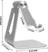 Cell Phone Tablet Stand Adjustable Multi-Angle Aluminum Non-Slip Dock Holder Cradle Charger Station Mount Foldable Portable Desktop Organizer Tabl...