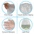 Blue donuts 4 Gallon trash bag liner 500 Count, Garbage bags, 17”x 18” Clear Leak proof Waste basket bin liners for bathroom, office and bedrooms...