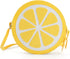 AUEAR, Lemon Lime Fruit Shaped Round Cute Fashion Personality Cross Body Bag Purse for Women Female, Yellow...