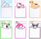 6 Pcs Kawaii Sticky Notes Kiity Cute Cartoon Self-Stick Note Pads Kawaii Stationary 3.75x2.75 inches 180 Sheets Melody Office School Supplies Cat ...