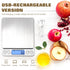 OGWAI Rechargeable Food Scale with Grams and Oz, Multifunction Kitchen Scale for Food - Small Kitchen Appliances...