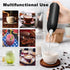 Milk Frother Rechargeable, Handheld Milk Frother, Electric Whisk Beater Foam Maker,USB Rechargeable Frother,Mini Drink Mixer and Coffee Blender Fr...