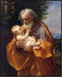 Posterizer 1 pcs-St Joseph and Child Jesus c. 1635 painting poster-Religious Posters-Gifts for Christians -Decor for Church, Sunday School Classro...