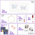 BREENHILL 2 Sets Embroidery Kit Starter with Pattern and Instructions, DIY Beginner Starter Cross Stitch Kit Include Embroidery Hoop, Needlework f...