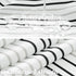 jinchan Black Grey White Striped Shower Curtain Wave Shadow Shower Curtains for Bathroom Waterproof Fabric Shower Curtain Spa Hotel Modern Abstrac...