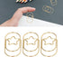 40Pcs Fancy Paper Clips, 4.9X2.4cm Strong Clamping Force Metal Five Pointed Star Shaped Paperclips, Office Supplies Paper Clamps with 4 Storage Bo...
