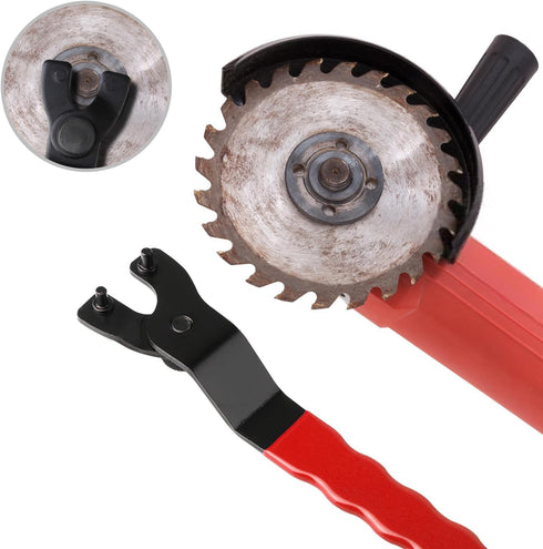Adjustable Pin Wrench for Angle Grinder Machine,Grinder Spanner Wrench (Red)...