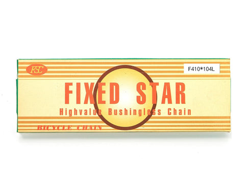 FSC F410 1-Speed Bicycle Chain (1/2 x 1/8-Inch, 104L) (Ti-N Gold)...