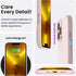 ORNARTO Compatible with iPhone 13 Pro Case 6.1, Slim Liquid Silicone 3 Layers Full Covered Soft Gel Rubber Case Cover 6.1 inch-Chalk Pink......