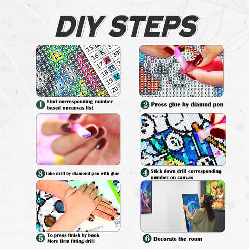 FFPTBNYX Diamond Painting Kits for Adults 5D DIY Diamond Art Kit Paint with Round Full Drill Diamonds for Beginners Gem Paintings Art for Home Wal...
