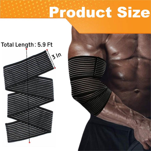 Adjustable Elastic Knee Wrap Compression Bandage Brace Support for Women and Man? Legs ain Relief, Stabilising Ligaments, Joint Pain, Squat, Baske...