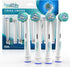 Compatible Oral B Braun Criss-Cross Replacement Heads for Electric Toothbrushes - 8-Pack | Standard Tooth Brush Heads with Dupont...