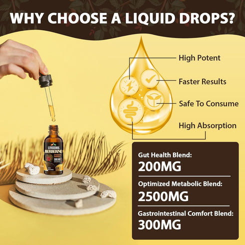 3000mg Berberine Supplement Liquid Drops - High Bioavailability Liposomal Berberine Supplements, Berberine HCL Complex with Ceylon Cinnamon Plus T...
