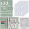 100 Envelopes Money Saving Challenge Binder,100 Day Storage Budgeting Binder Budget Book Cash Saving Challenge Box kit with Pouches,Family Emergen...