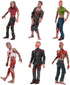 Zerodeko 12 PCS Toy Zombie Action Figures with Movable and Detachable Joints, Mini Zombie Figurines, Bloody Zombie Models for Presents, Decoration...