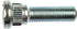 7/16-20 Serrated Wheel Stud - .582 In. Knurl, 1-21/32 In. Length...