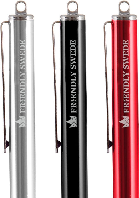The Friendly Swede High Precision Stylus Pens for Touch Screens, 3pcs 5.5" Stylus Pen for iPad with Replaceable Thin-Tip, Incl. Replacement Tips, ...